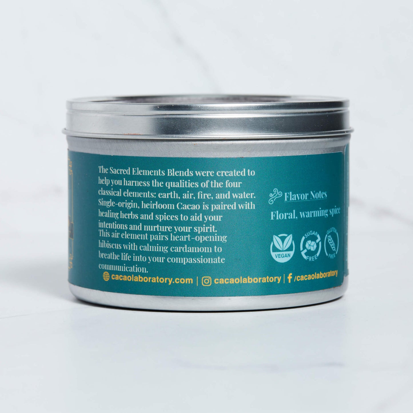 Air Element: Invoke Your Compassion with Hibiscus and Cardamom, Organic — Wholesale (6 x 8 oz - granulated)