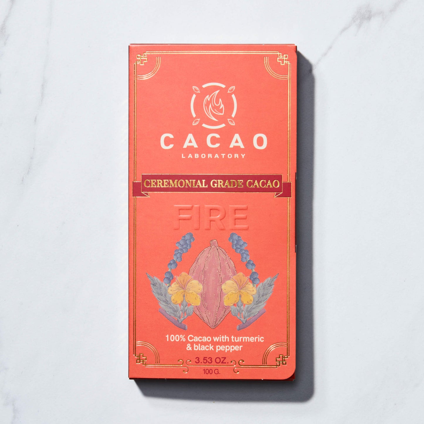 Fire Element: Ignite Your Passion with Turmeric and Black Pepper, Organic (3.5 oz bar)