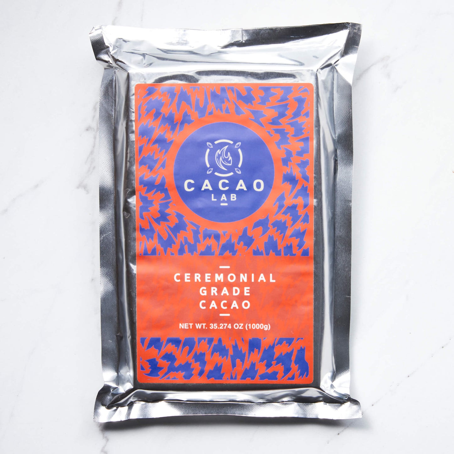100% ceremonial cacao kilo_front