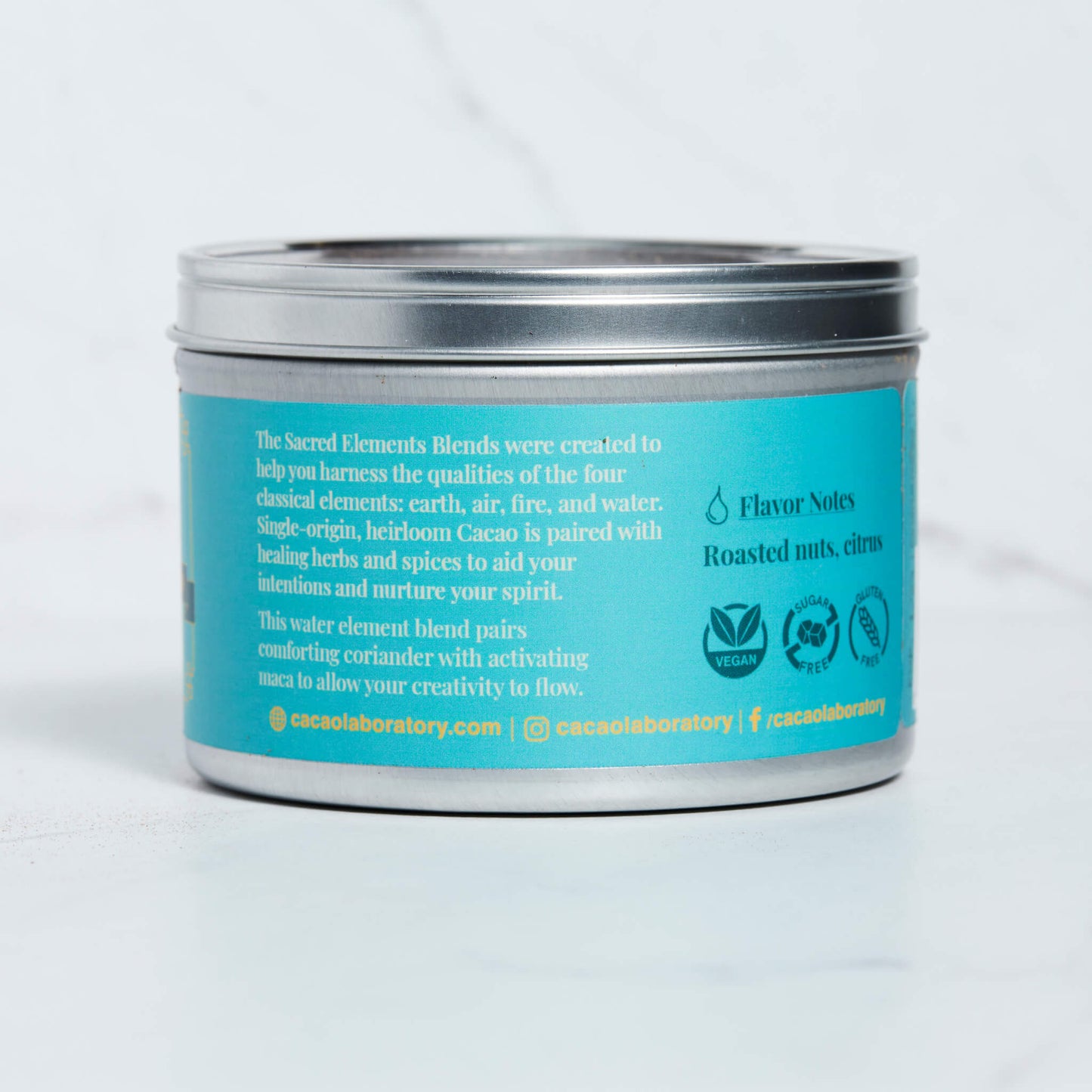 Water Element:  Invoke Your Creativity with Coriander and Maca, Organic — Wholesale (6 x 8 oz - granulated)