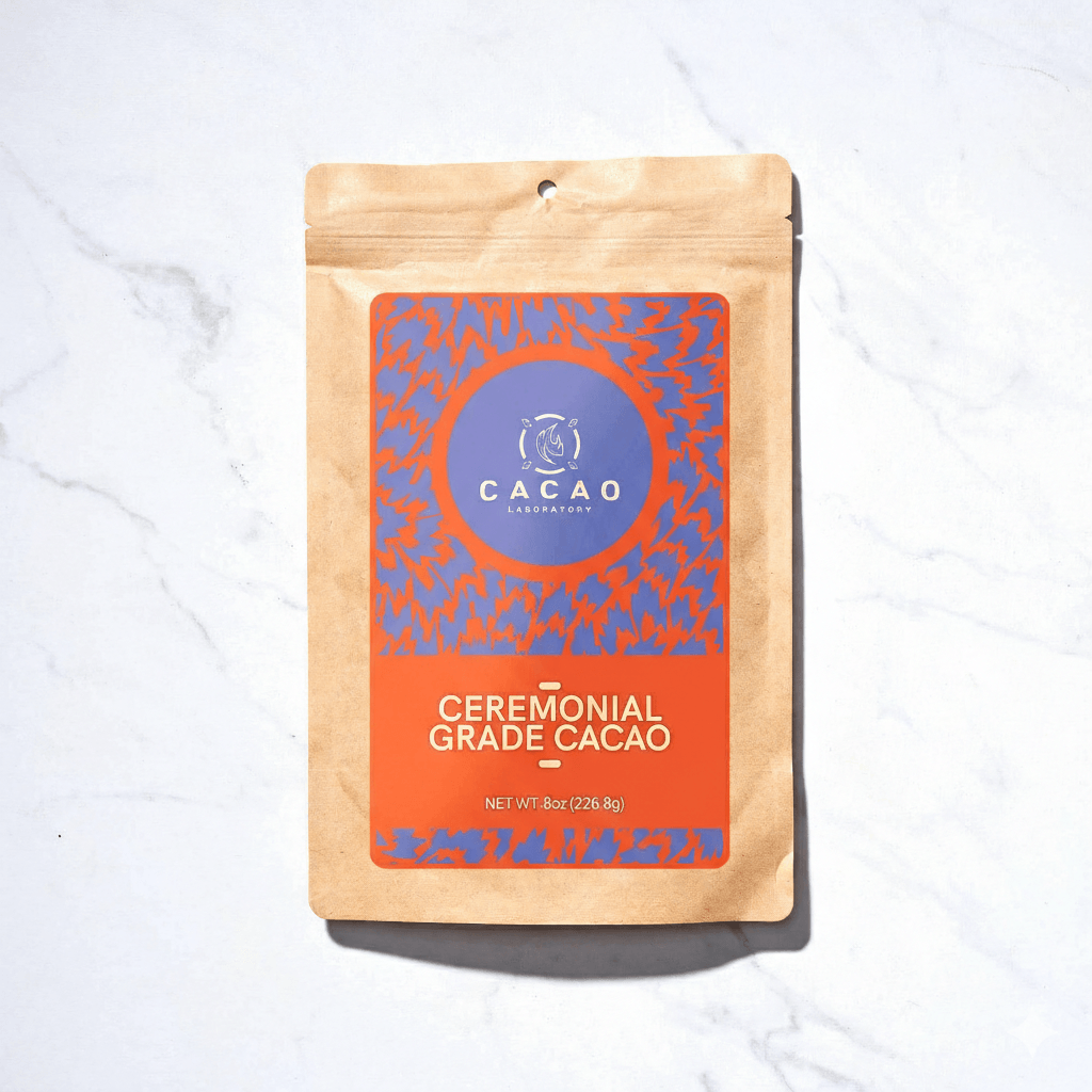 100% Arriba Nacional Ceremonial-Grade Cacao Pouch, Organic — Wholesale (1/2 lb x 10 - granulated)