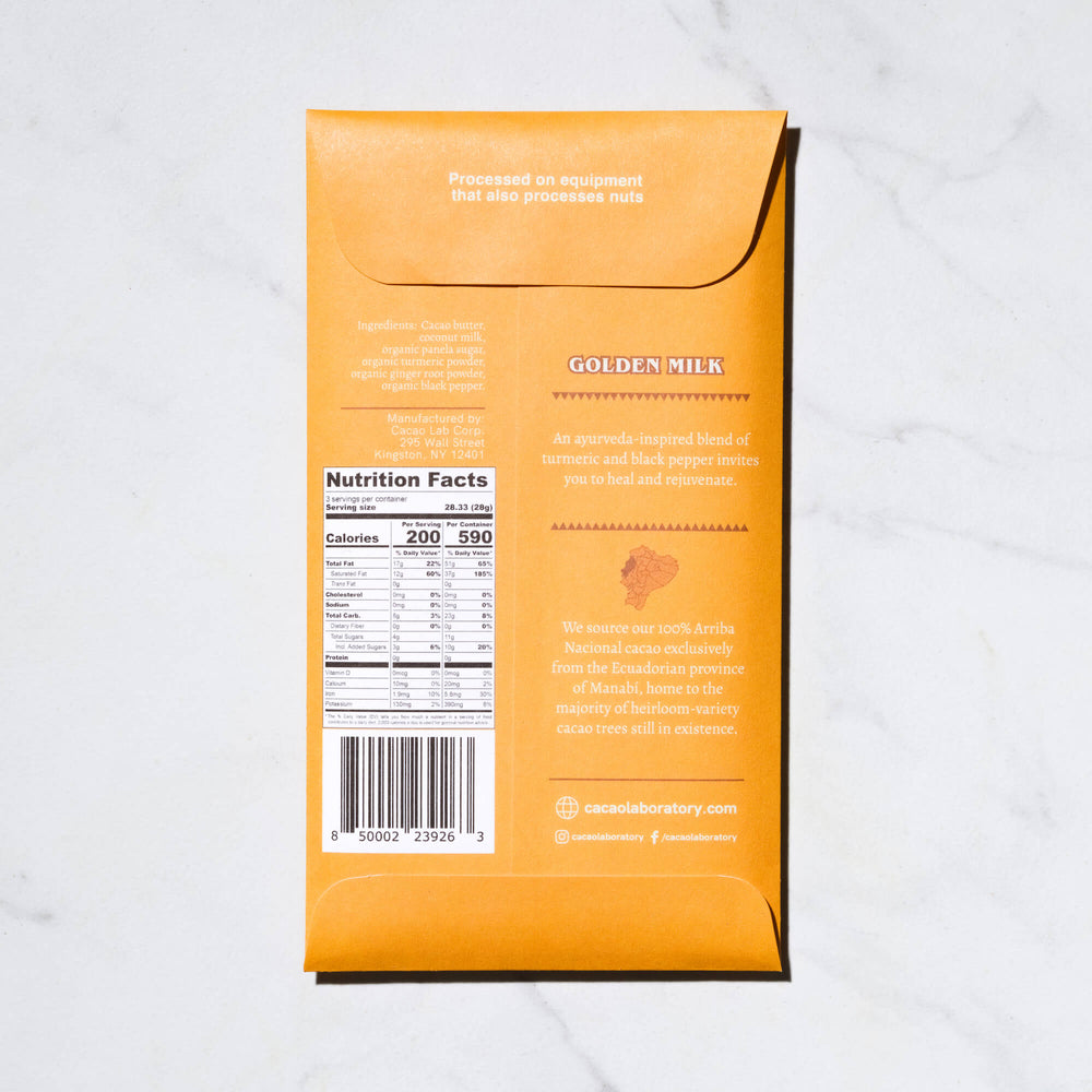 
                  
                    Botanically-Infused Chocolate — Golden Milk Wholesale (10 Bars)
                  
                
